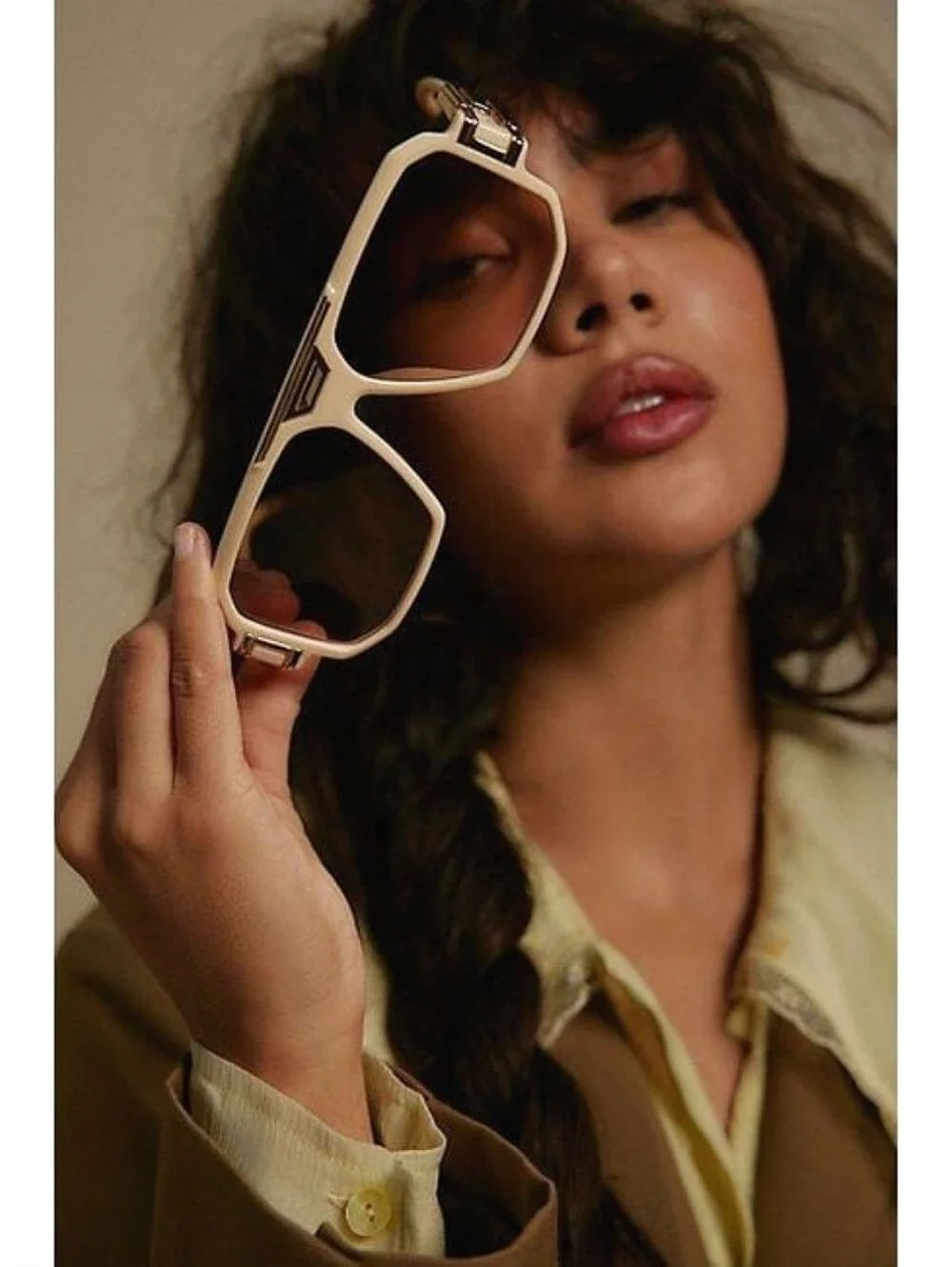 🆕️ Free People Corfu Oversized Aviator Sunglasses Boho Baddie Retro Streetwear